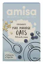 Organic Gluten Free Pure Porridge Oats 325g (Amisa)