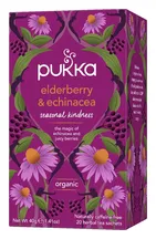 Organic Elderberry & Echinacea Tea 20 x Sachets (Pukka)