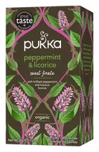 Organic Peppermint & Licorice Tea 20 x Sachets (Pukka)