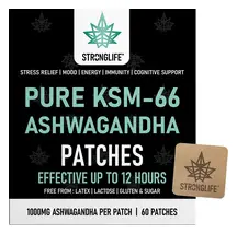 Pure KSM-66 Ashwagandha x 60 Patches (Stronglife)