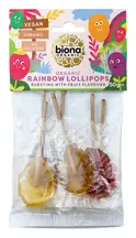Organic Rainbow Lollipops (Biona)