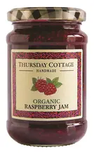 Organic Raspberry Jam 340g (Thursday Cottage)