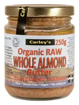 Organic Raw Almond Butter 250g (Carley's)