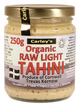 Organic Raw Light Tahini 250g (Carley's)