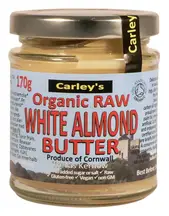 Organic Raw White Almond Butter 170g (Carley's)