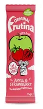 Real Fruit Snack Apple & Strawberry 15g (Frutina)