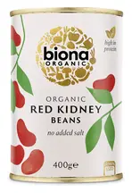 Organic Red Kidney Beans in Water 400g (Biona)