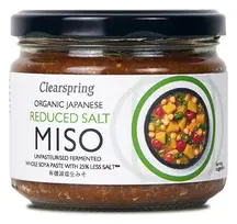 Organic Unpasteurised Japanese Reduced Salt Miso Paste 270g (Clearspring)