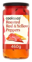 Roasted Red & Yellow Peppers 460g (Cooks and Co)