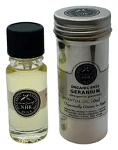 Organic Food Grade Rose Geranium Essential Oil 10ml (NHR Organic Oils)