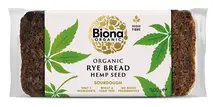Organic Hemp Seed Rye Bread 500g (Biona)