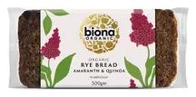 Organic Rye Bread with Amaranth & Quinoa 500g (Biona)