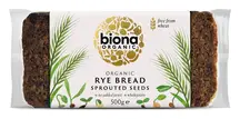 Organic Rye Bread with Sprouted Seeds 500g (Biona)