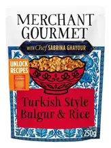 Sabrina Ghayour Turkish Style Bulgur & Rice 250g (Merchant Gourmet)