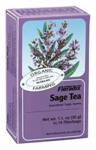 Organic Sage Herbal Tea, 15 Bags (Floradix)