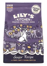 Turkey & Trout Dry Food for Senior Dogs 1kg (Lilys Kitchen)
