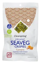 Organic Turmeric SeaVeg Crispies Multipack 20g (Clearspring)