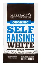 Organic Self Raising White Flour 1kg (Marriages)