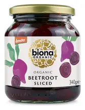 Organic Sliced Beetroot 340g (Biona)