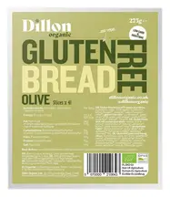 Sliced Gluten Free Olive Bread 275g (Dillon Organic)