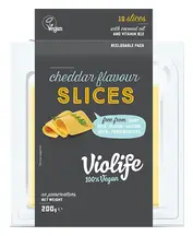 Cheddar Flavour Slices 200g (Violife)