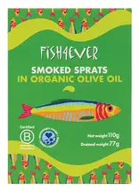 Smoked Sprats in Olive Oil 110g (Fish4Ever)