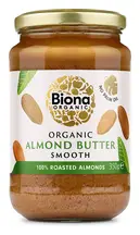 Organic Smooth Almond Butter 350g (Biona)