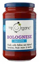 Organic Smooth Bolognese Pasta Sauce 350g (Mr Organic)