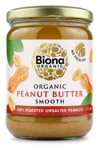 Organic Smooth Peanut Butter 500g (Biona)