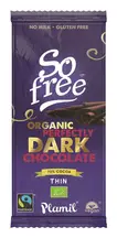 So Free Perfectly Dark Chocolate 72% Cocoa 80g, Organic (Plamil)
