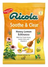 Honey Lemon Echinacea Soothe & Clear Drops 75g (Ricola)
