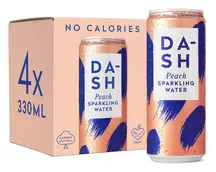 Sparkling Peach 4 x 300ml (Dash)