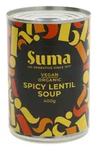 Organic Vegan Spicy Lentil Soup 400g (Suma)