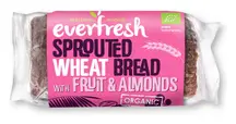 Sprouted Wheat Bread with Fruit & Almonds, Organic 400g (Everfresh Natural Foods)