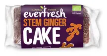 Stem Ginger Cake, Organic 350g (Everfresh Natural Foods)