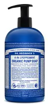 Organic Sugar Soap Peppermint  710ml (Dr Bronner's)
