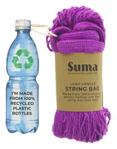 Long Handle String Bag in Mulberry (Suma)