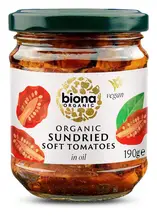 Organic Sundried Soft Tomatoes in Oil 190g