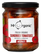 Organic Sundried Tomato Antipasti 190g (Mr Organic)