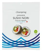 Japanese Sushi Nori Sheets, Toasted 17g (Clearspring)