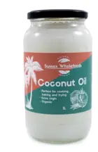 Organic Extra Virgin Coconut Oil 1 Litre (Sussex Wholefoods)