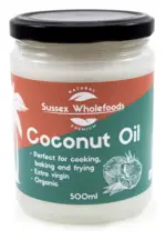 Organic Extra Virgin Coconut Oil 500g (Sussex Wholefoods)