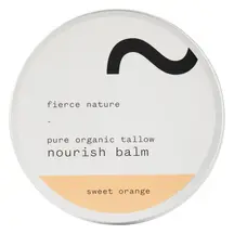 Organic Pure Tallow Nourish Balm with Sweet Orange 100g (Fierce Nature)