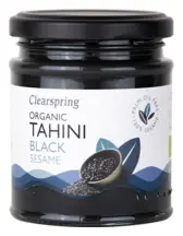 Organic Black Sesame Tahini 170g (Clearspring)