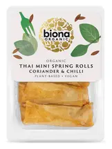 Organic Mini Thai Coriander & Chilli Spring Rolls 200g (Biona)