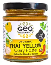 Organic Thai Yellow Curry Paste 180g (Geo Organics)