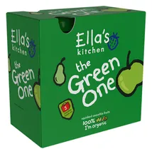 Stage 2 The Green One Smoothie, Organic Multipack 5x90g (Ella's Kitchen)