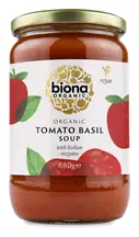 Organic Tomato & Basil Soup 680g (Biona)