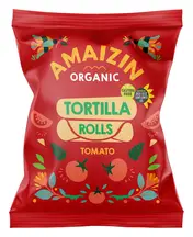 Organic Tomato Corn Rolls 100g (Amaizin)