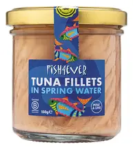 Tuna Fillets in Spring Water 150g (Fish4Ever)